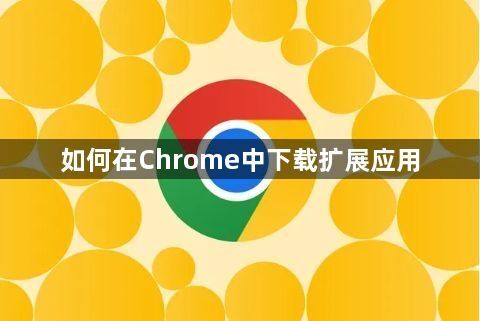 如何在Chrome中下载扩展应用1