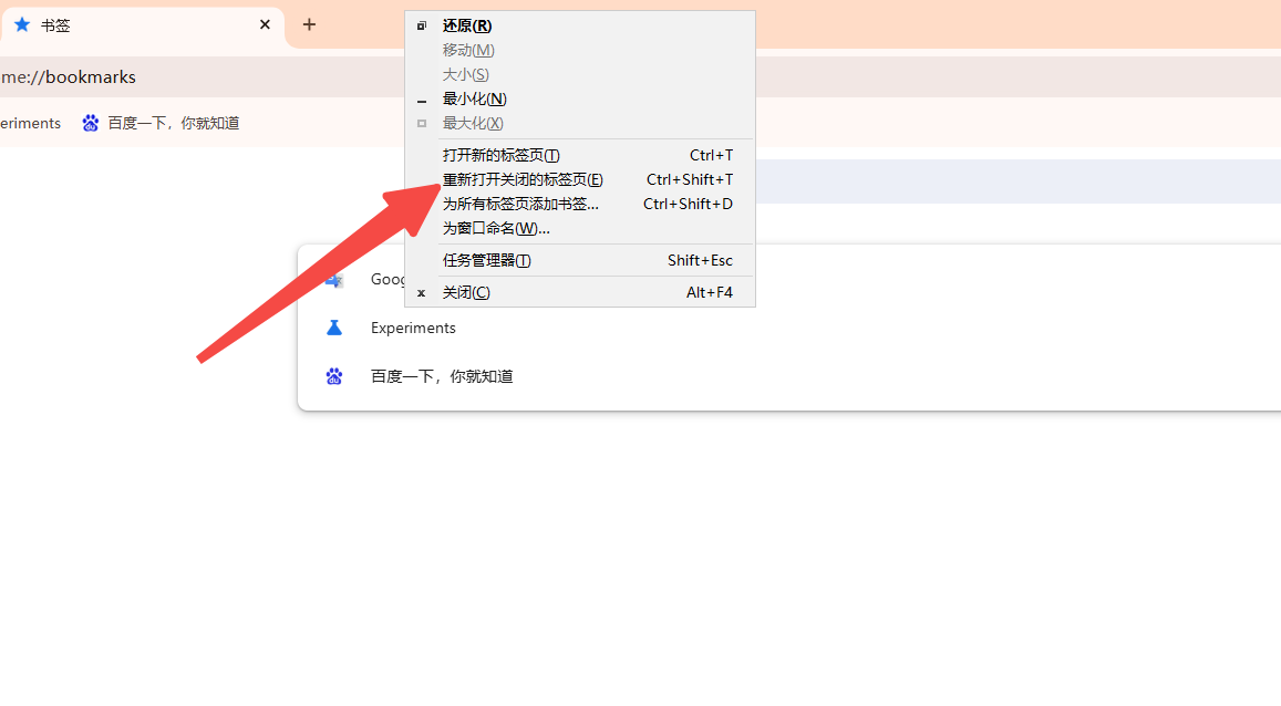 如何恢复Chrome的标签页历史3