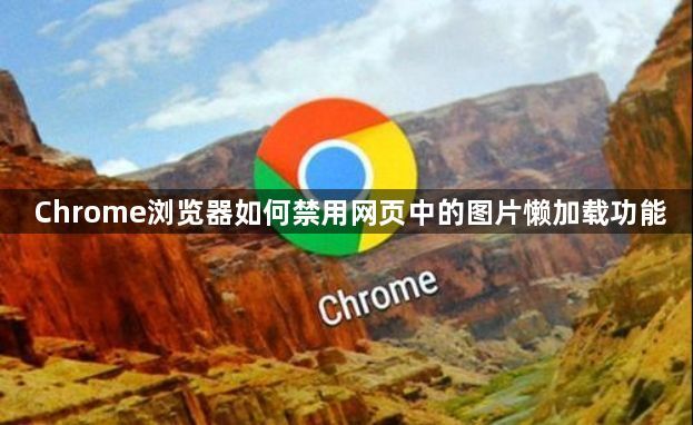 Chrome浏览器如何禁用网页中的图片懒加载功能1