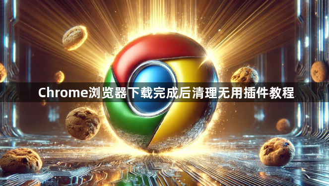 Chrome浏览器下载完成后清理无用插件教程1