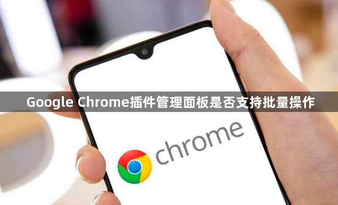 Google Chrome插件管理面板是否支持批量操作1