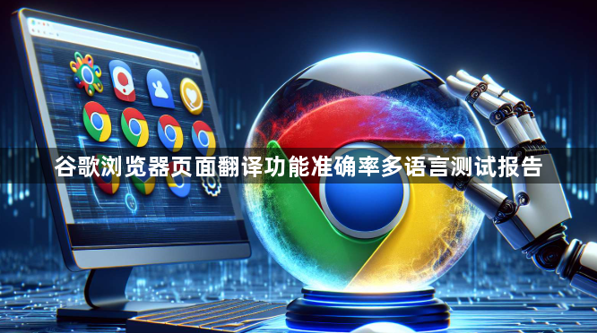 谷歌浏览器页面翻译功能准确率多语言测试报告1