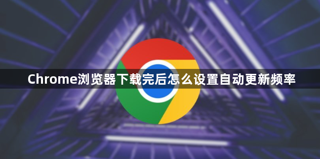 Chrome浏览器下载完后怎么设置自动更新频率1