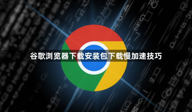 谷歌浏览器下载安装包下载慢加速技巧1