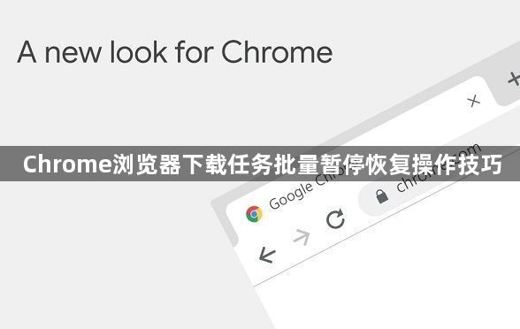 Chrome浏览器下载任务批量暂停恢复操作技巧1