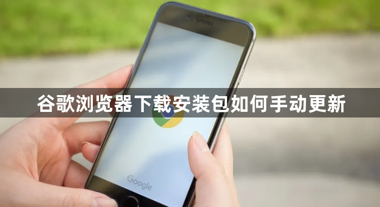 谷歌浏览器下载安装包如何手动更新1
