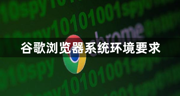 谷歌浏览器系统环境要求1