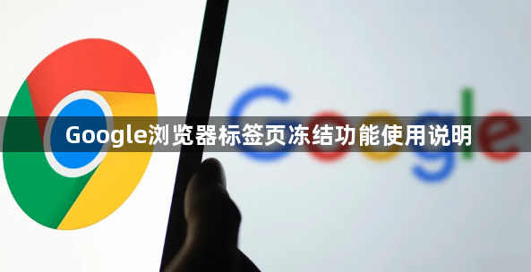 Google浏览器标签页冻结功能使用说明1