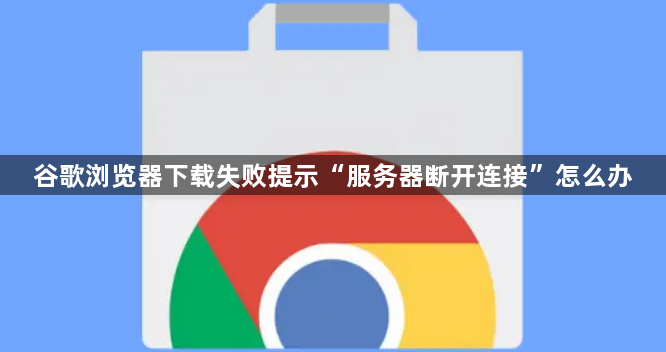 谷歌浏览器下载失败提示“服务器断开连接”怎么办1