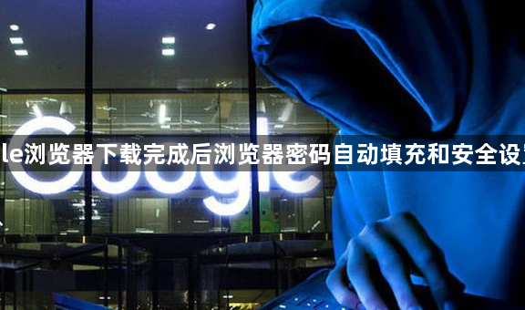Google浏览器下载完成后浏览器密码自动填充和安全设置教程1