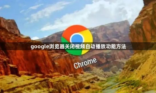 google浏览器关闭视频自动播放功能方法1