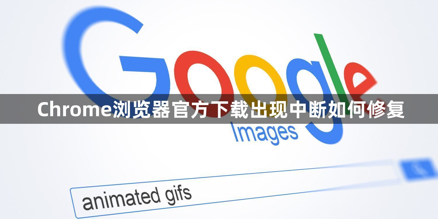 Chrome浏览器官方下载出现中断如何修复1