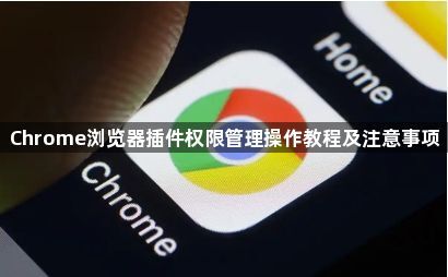Chrome浏览器插件权限管理操作教程及注意事项1