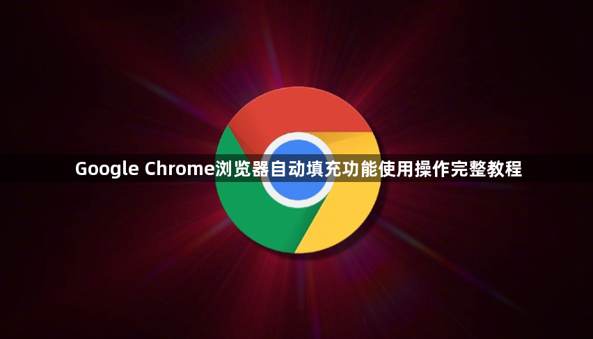 Google Chrome浏览器自动填充功能使用操作完整教程1