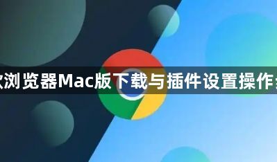 谷歌浏览器Mac版下载与插件设置操作步骤1