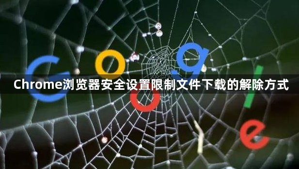 Chrome浏览器安全设置限制文件下载的解除方式1