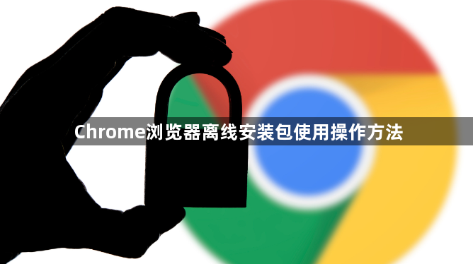 Chrome浏览器离线安装包使用操作方法1