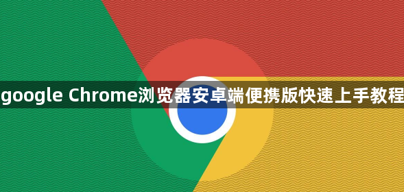google Chrome浏览器安卓端便携版快速上手教程1