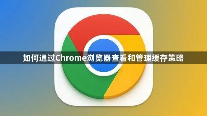 如何通过Chrome浏览器查看和管理缓存策略1