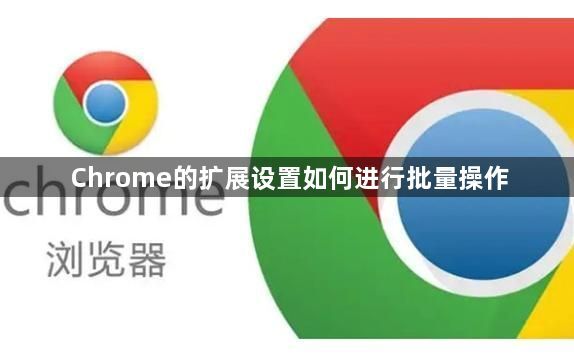 Chrome的扩展设置如何进行批量操作1
