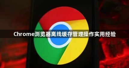 Chrome浏览器离线缓存管理操作实用经验1