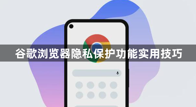 谷歌浏览器隐私保护功能实用技巧1