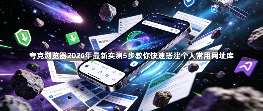 夸克浏览器2026年最新实测5步教你快速搭建个人常用网址库1