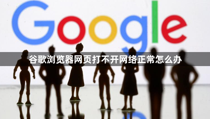 谷歌浏览器网页打不开网络正常怎么办1