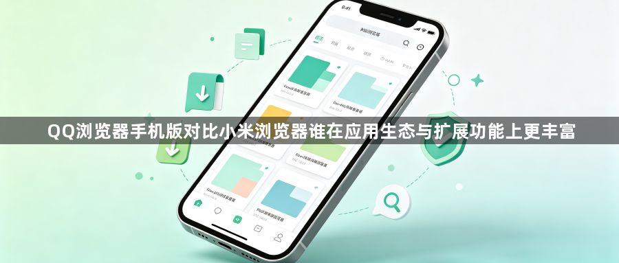 QQ浏览器手机版对比小米浏览器谁在应用生态与扩展功能上更丰富1
