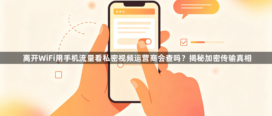 离开WiFi用手机流量看私密视频运营商会查吗?揭秘加密传输真相1