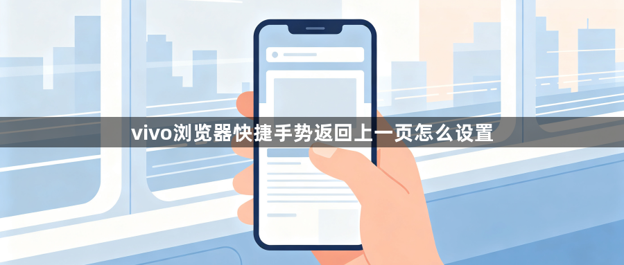 vivo浏览器快捷手势返回上一页怎么设置1