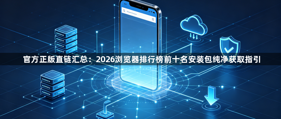 官方正版直链汇总:2026浏览器排行榜前十名安装包纯净获取指引1