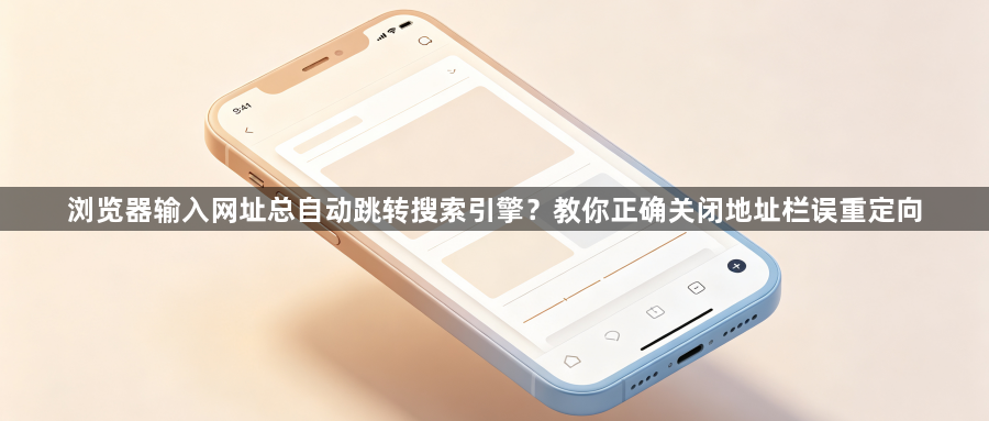 浏览器输入网址总自动跳转搜索引擎？教你正确关闭地址栏误重定向1