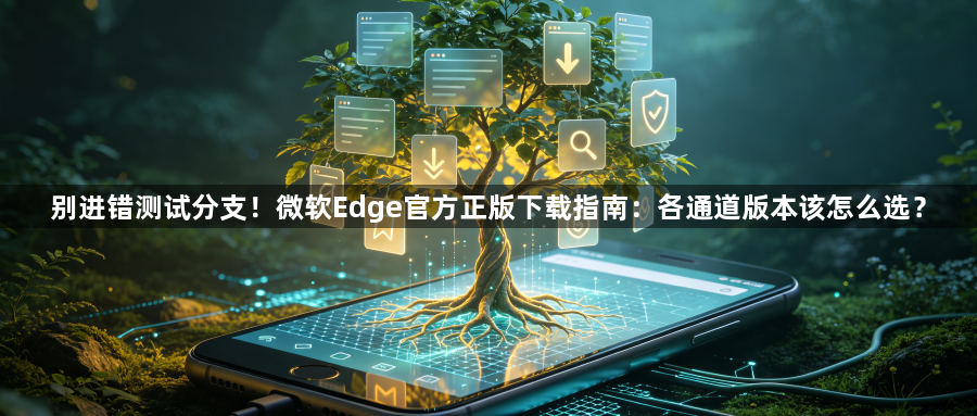 别进错测试分支！微软Edge官方正版下载指南：各通道版本该怎么选？1