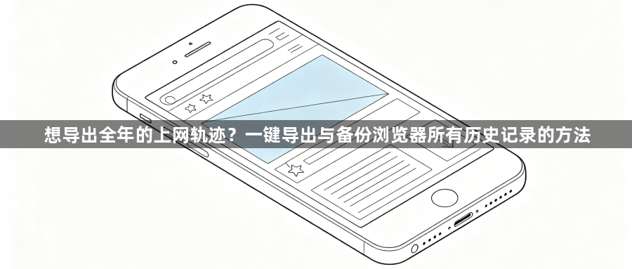 想导出全年的上网轨迹?一键导出与备份浏览器所有历史记录的方法1