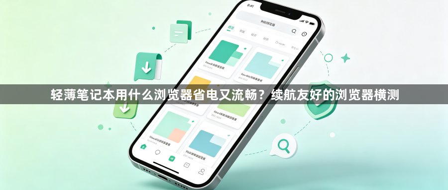 轻薄笔记本用什么浏览器省电又流畅？续航友好的浏览器横测1