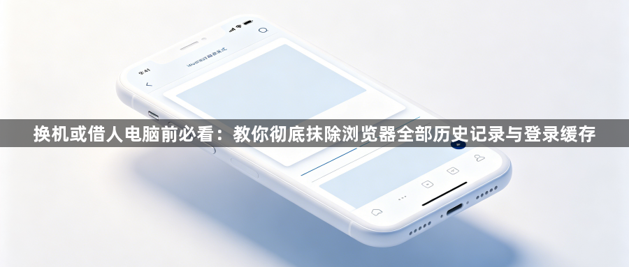 换机或借人电脑前必看：教你彻底抹除浏览器全部历史记录与登录缓存1