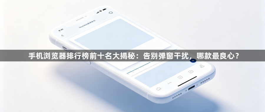 手机浏览器排行榜前十名大揭秘：告别弹窗干扰，哪款最良心？1