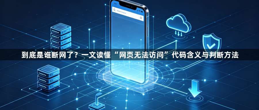 到底是谁断网了？一文读懂“网页无法访问”代码含义与判断方法1