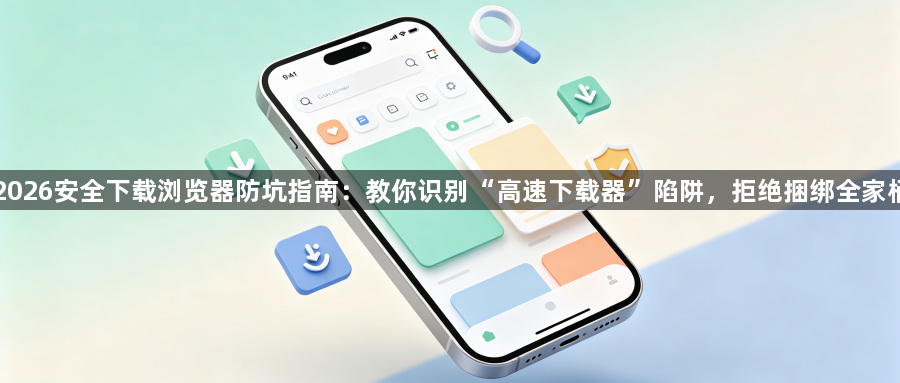 2026安全下载浏览器防坑指南：教你识别“高速下载器”陷阱，拒绝捆绑全家桶1