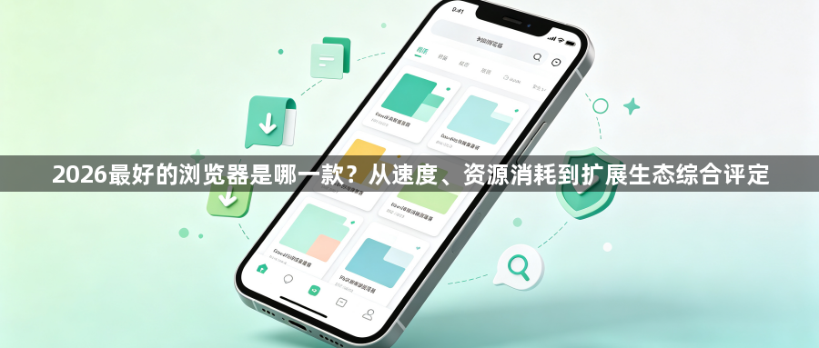 2026最好的浏览器是哪一款？从速度、资源消耗到扩展生态综合评定1