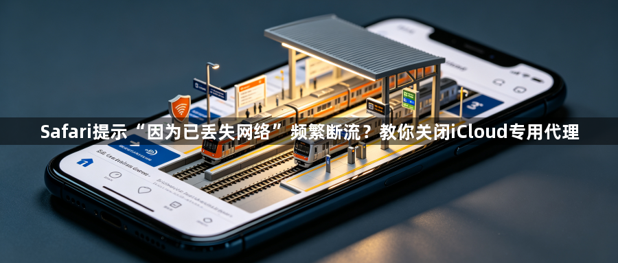 Safari提示“因为已丢失网络”频繁断流？教你关闭iCloud专用代理1