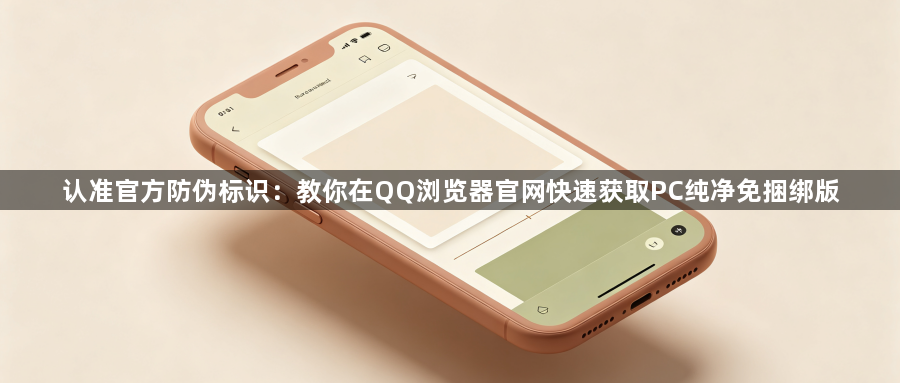 认准官方防伪标识：教你在QQ浏览器官网快速获取PC纯净免捆绑版1